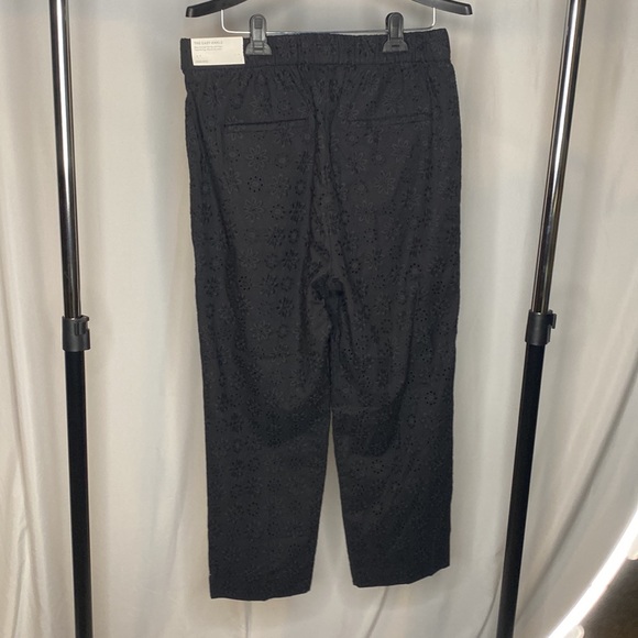 Ann Taylor NWT Black Embroidered Pants - Picture 2 of 6